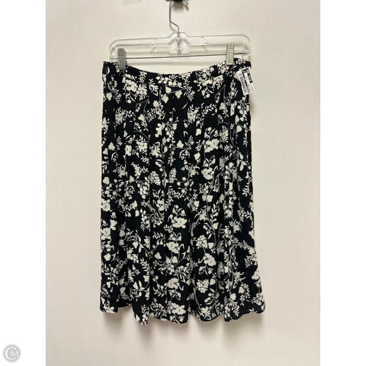 Skirt Midi By Talbots In Floral Print, Size: 4