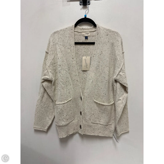 Sweater Cardigan By Universal Thread In Cream, Size: S