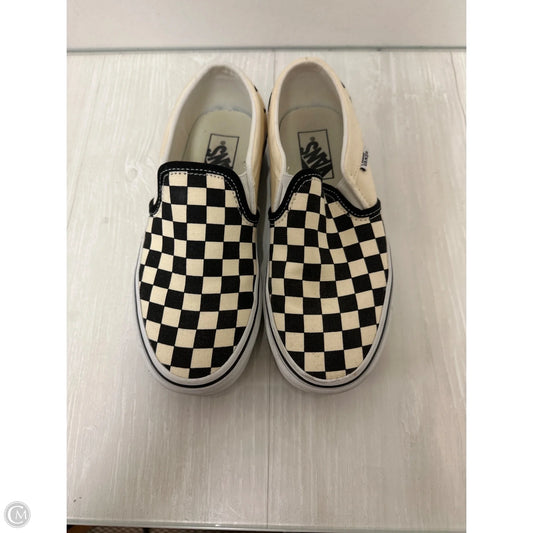 Shoes Sneakers By Vans In Checkered Pattern, Size: 6