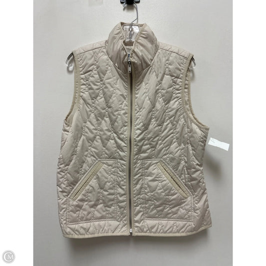 Vest Puffer & Quilted By Old Navy In Cream, Size: L