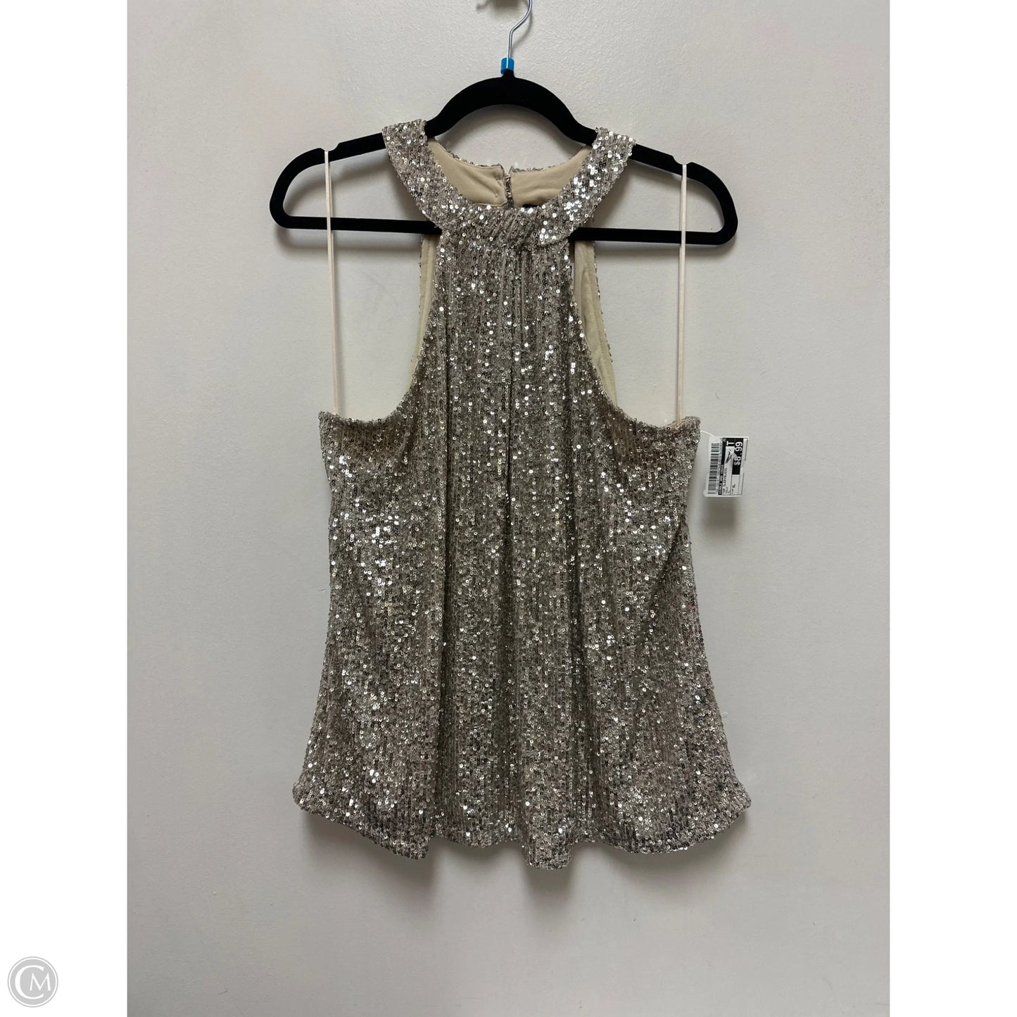 Top Sleeveless By Cable And Gauge In Gold, Size: Xl