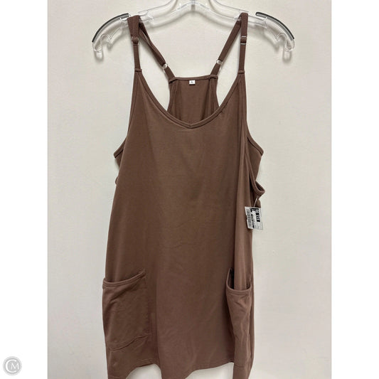 Athletic Dress By Clothes Mentor In Brown, Size: L