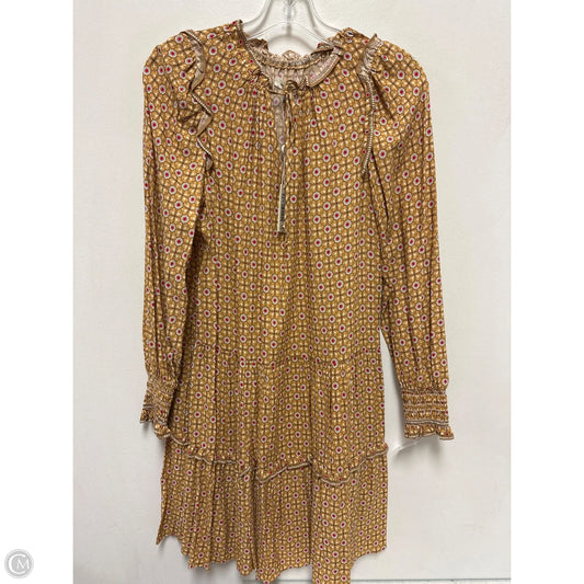 Dress Casual Short By Max Studio In Yellow, Size: S