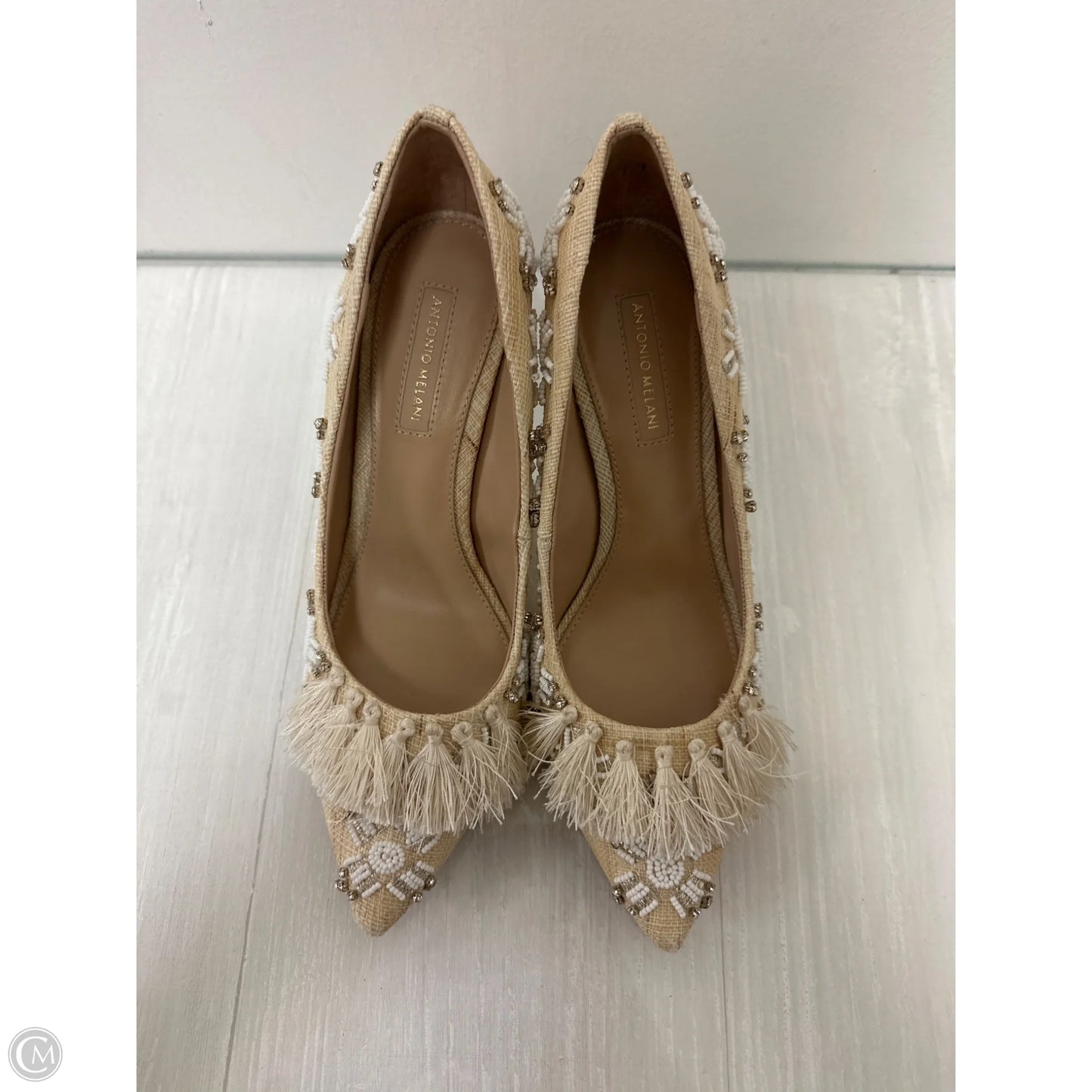 Shoes Heels Stiletto By Antonio Melani In Cream, Size: 7.5