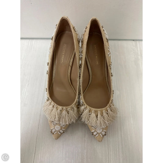 Shoes Heels Stiletto By Antonio Melani In Cream, Size: 7.5