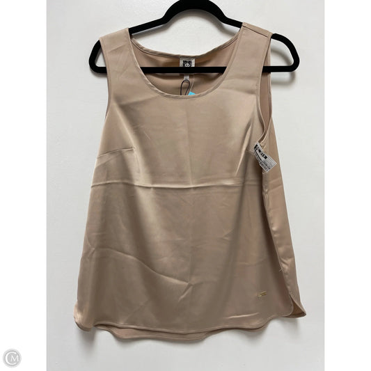 Top Sleeveless By Anne Klein In Gold, Size: L