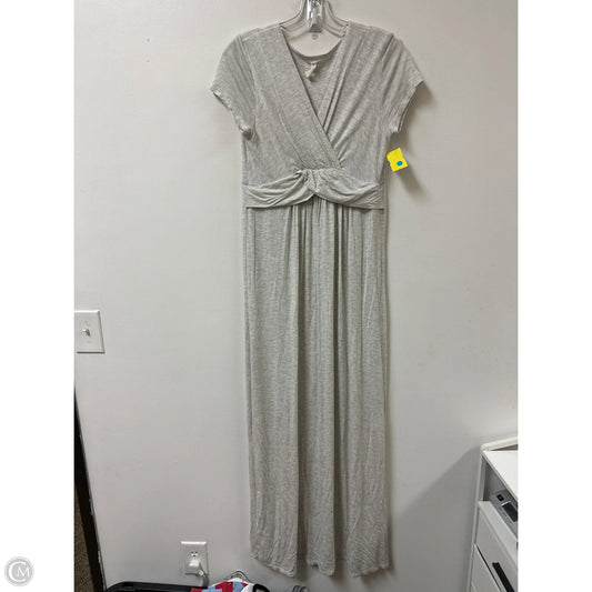 Dress Casual Maxi By Pink Blush In Grey, Size: L