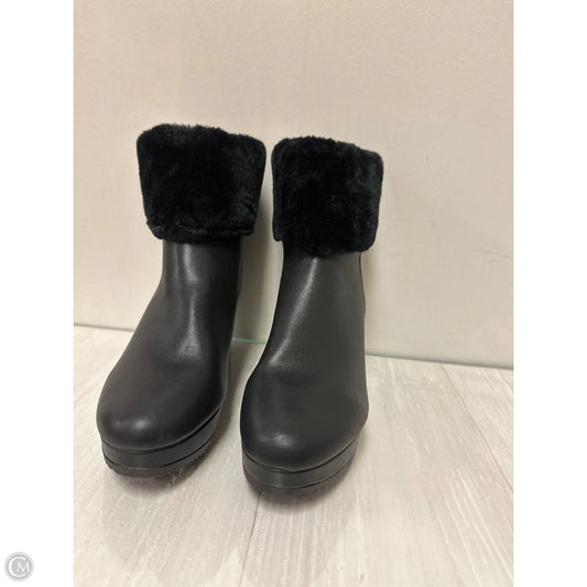 Boots Ankle Heels By Dkny In Black, Size: 10