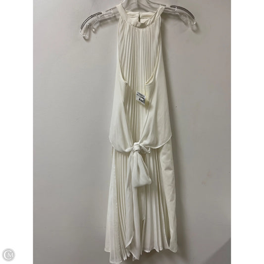 Dress Casual Midi By Clothes Mentor In White, Size: L