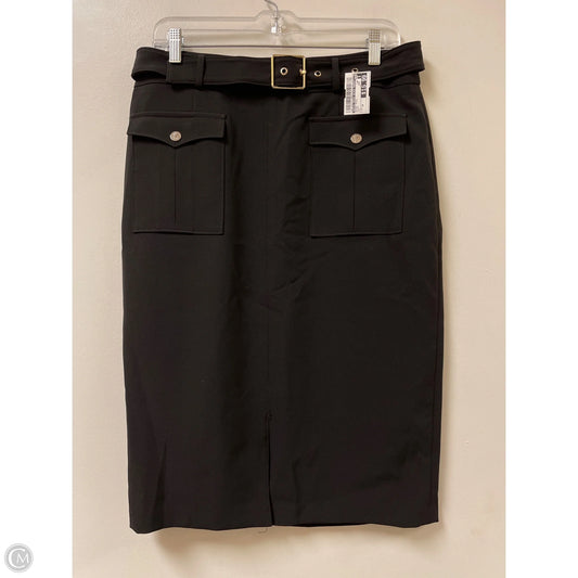 Skirt Midi By White House Black Market In Black, Size: 10