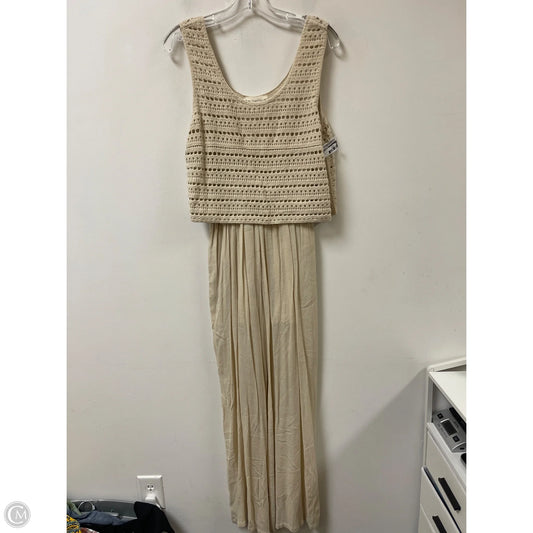 Jumpsuit By By Together In Cream, Size: M