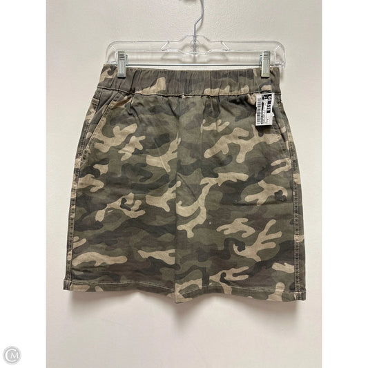 Skirt Mini & Short By Boston Proper In Camouflage Print, Size: 6