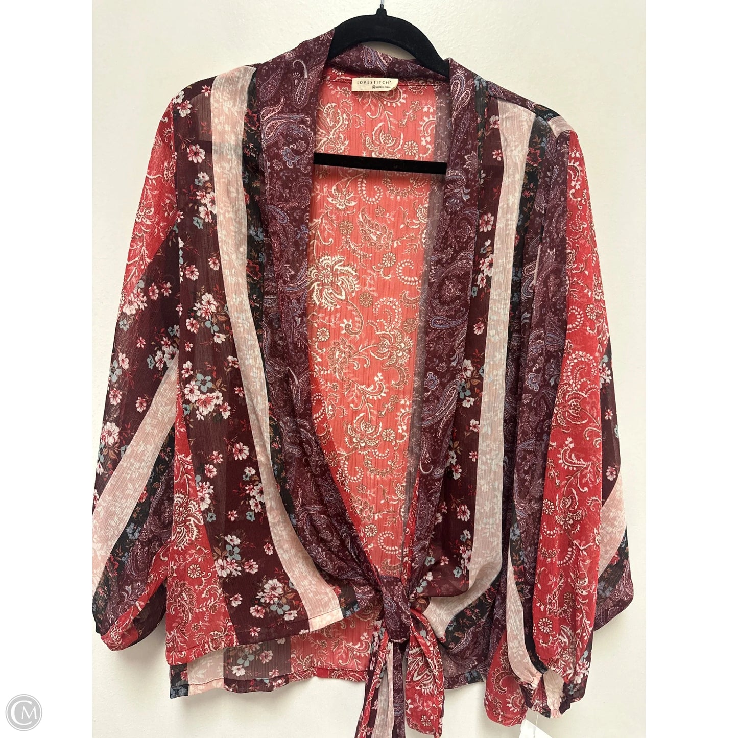 Kimono By Love Stitch In Red, Size: M