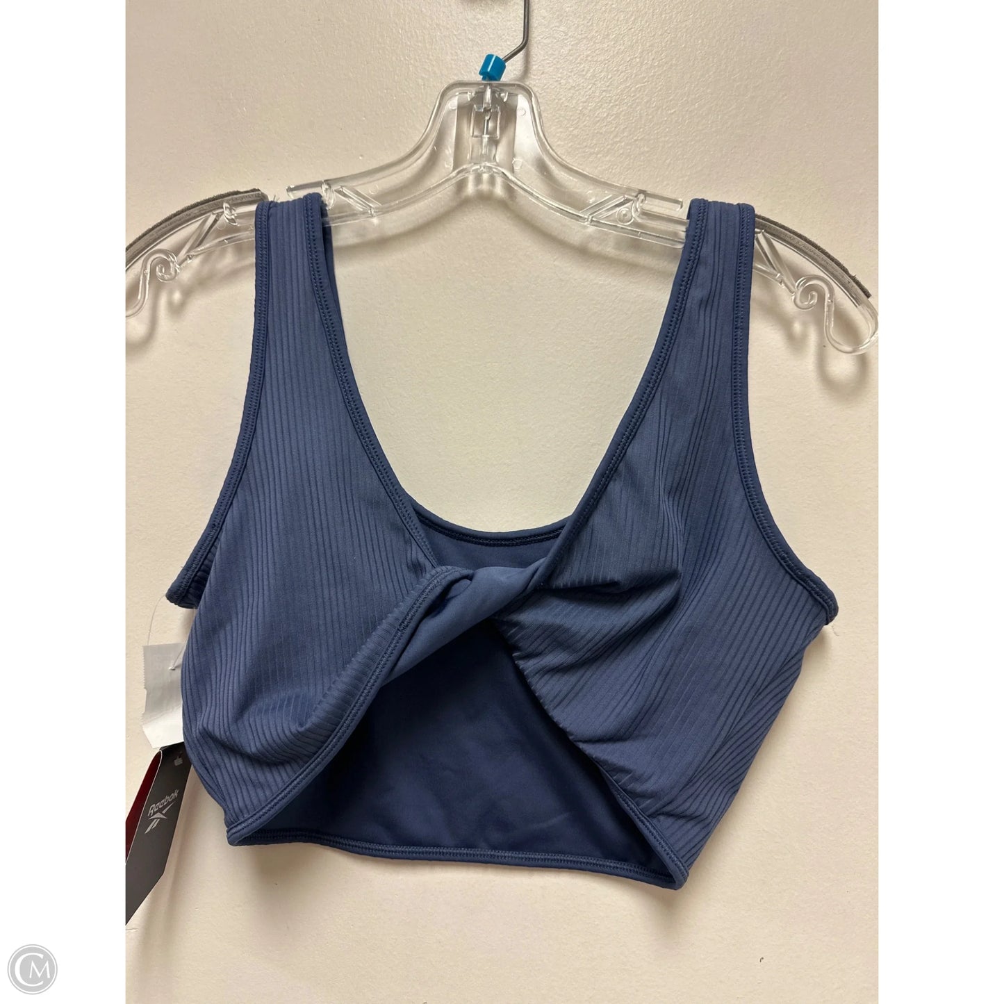 Athletic Bra By Reebok In Blue, Size: M