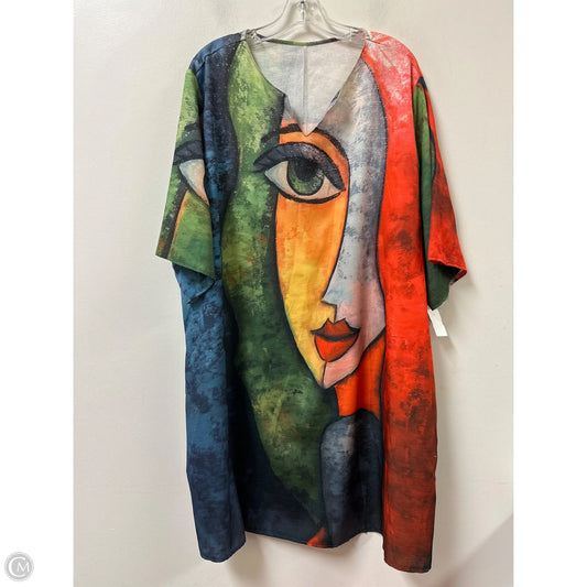Dress Casual Short By Clothes Mentor In Multi-colored, Size: 4x