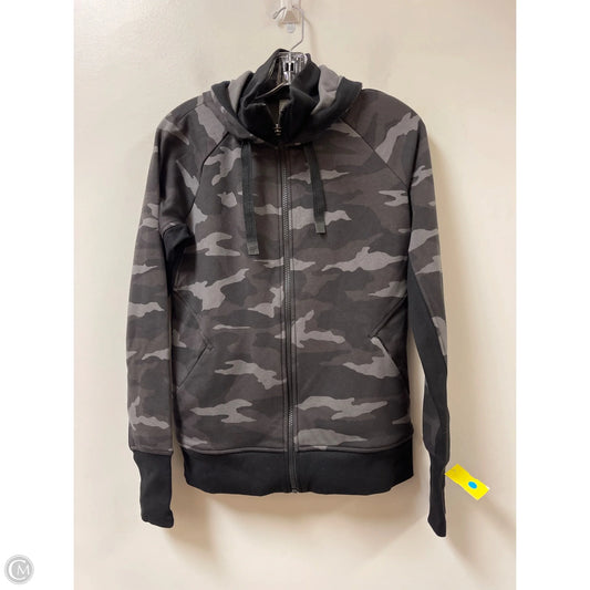 Athletic Jacket By Athleta In Camouflage Print, Size: M