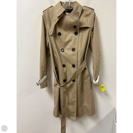 Coat Designer By Coach In Tan, Size: M