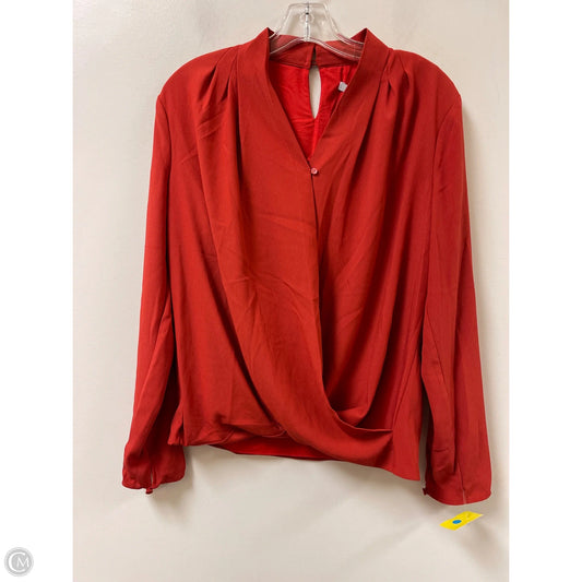 Top Long Sleeve By Cma In Orange, Size: M