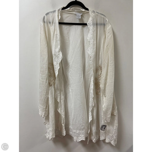 Kimono By Soft Surroundings In White, Size: 3x