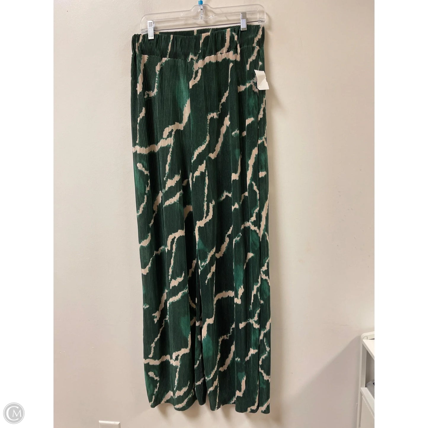 Pants Wide Leg By Clothes Mentor In Green, Size: Xl