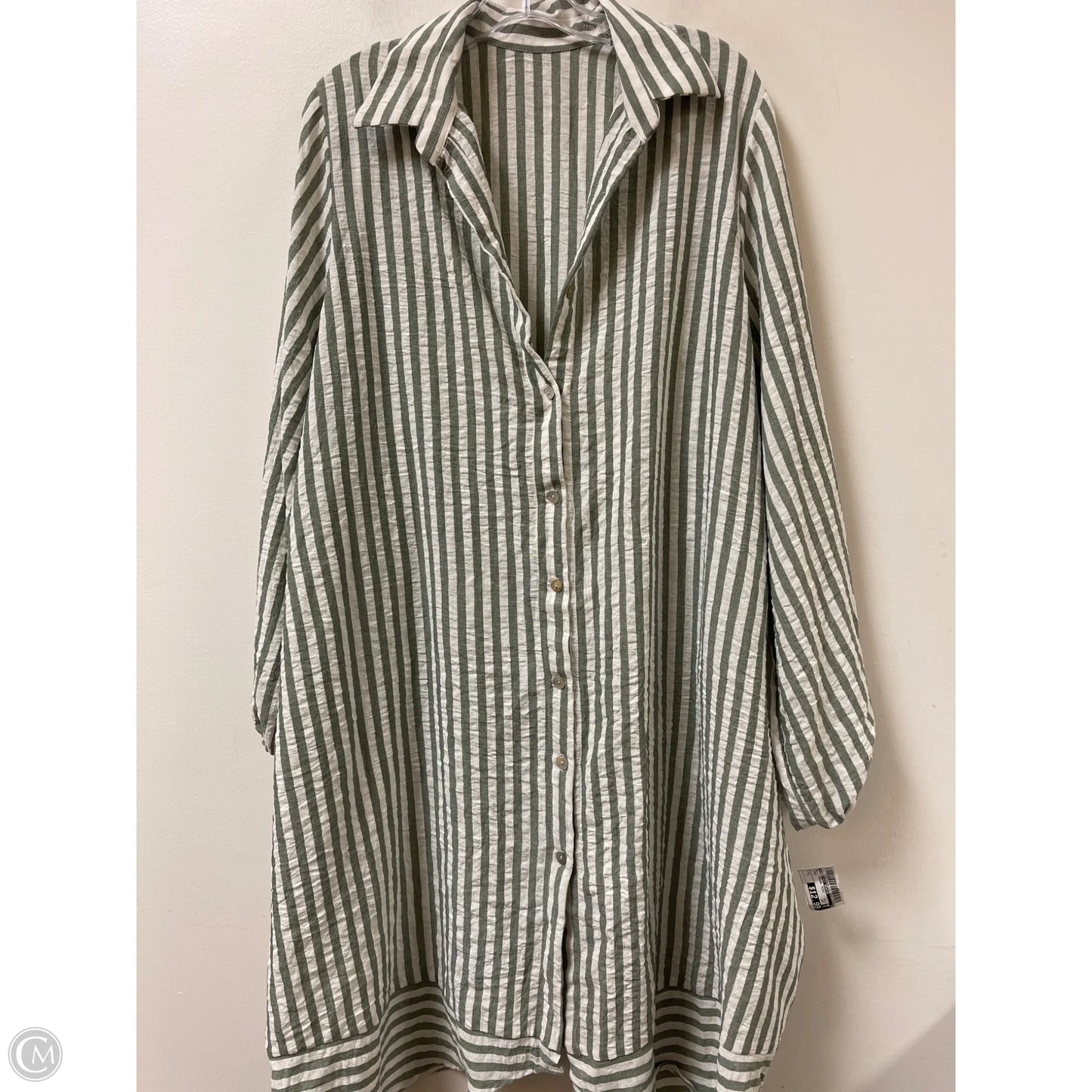 Dress Casual Midi By Clothes Mentor In Green, Size: L