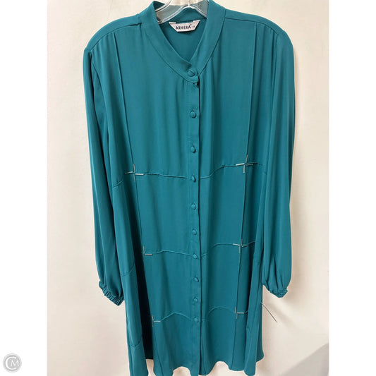 Dress Casual Short By Clothes Mentor In Teal, Size: L