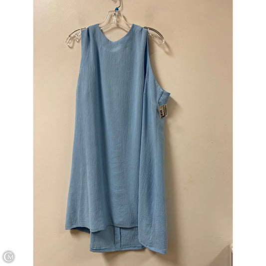 Dress Casual Short By Clothes Mentor In Blue, Size: Xl