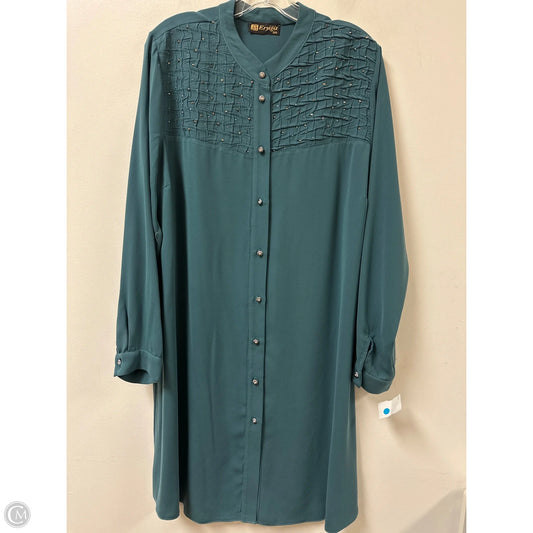 Dress Casual Short By Clothes Mentor In Green, Size: Xl