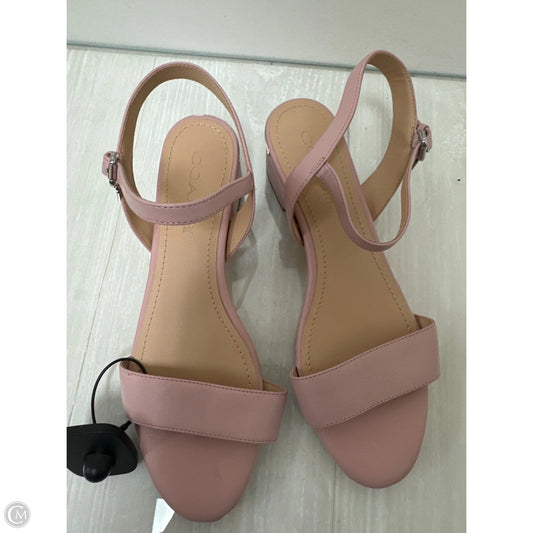 Sandals Designer By Coach In Pink, Size: 8