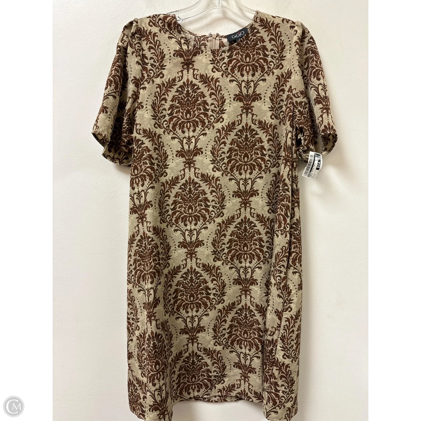 Dress Casual Midi By Gigio In Brown, Size: S