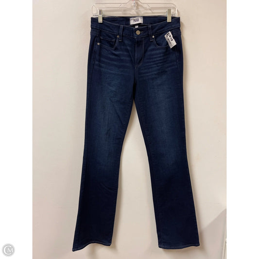 Jeans Straight By Paige In Blue Denim, Size: 6