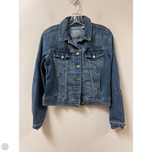 Jacket Denim By Levis In Blue Denim, Size: L