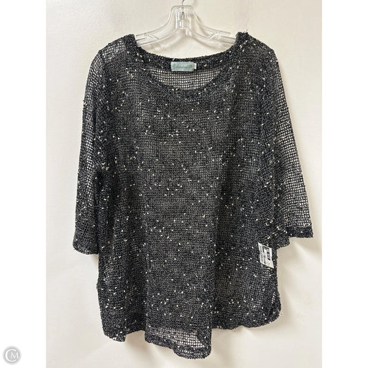 Top Long Sleeve By Clothes Mentor In Black, Size: Xl