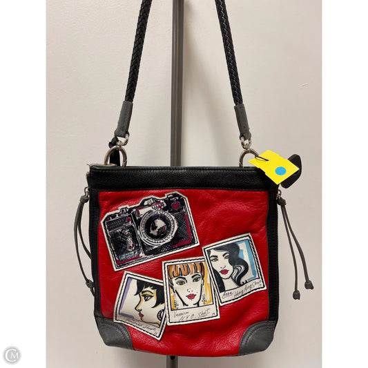 Handbag Leather By Brighton, Size: Medium