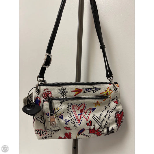 Handbag Leather By Brighton, Size: Medium