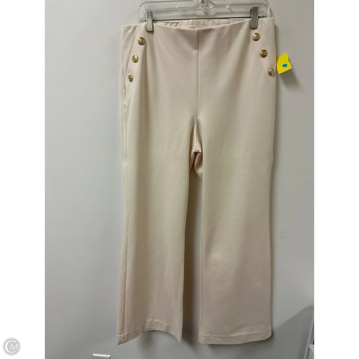 Pants Dress By Chicos In Cream, Size: 12