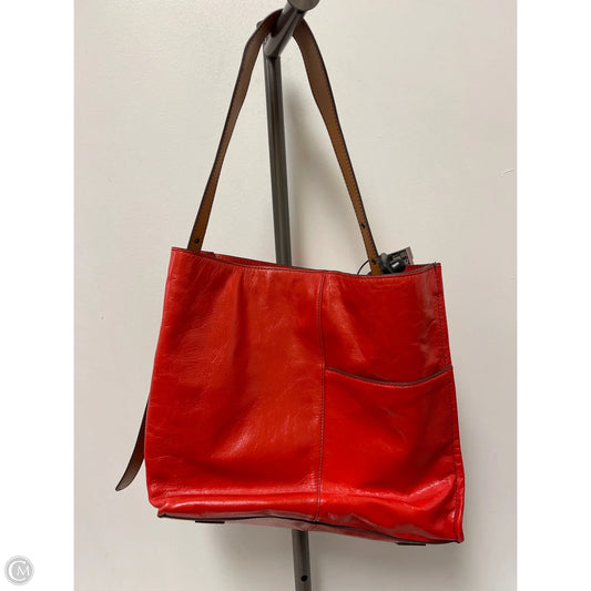 Handbag Leather By Hobo Intl, Size: Large