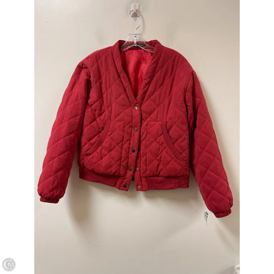Jacket Puffer & Quilted By Prettygarden In Red, Size: S