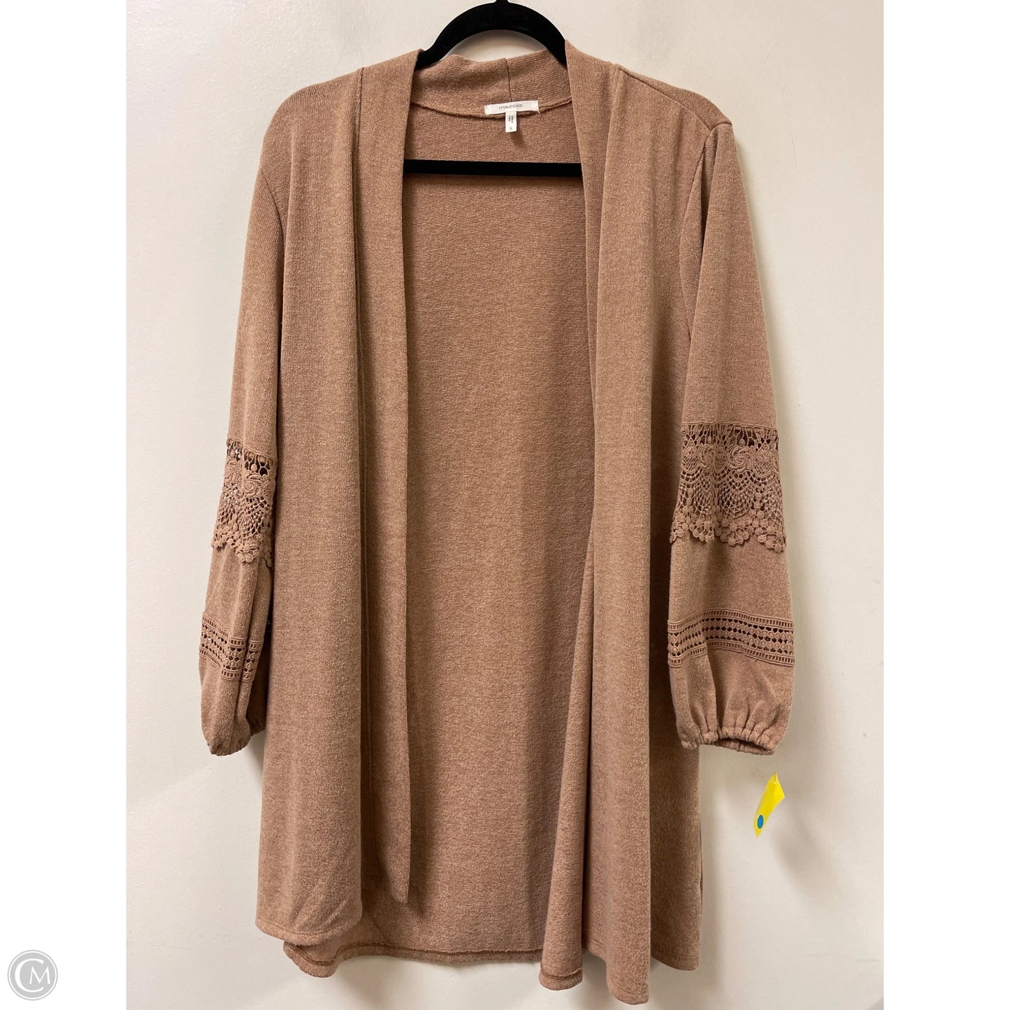 Sweater Cardigan By Maurices In Tan, Size: S