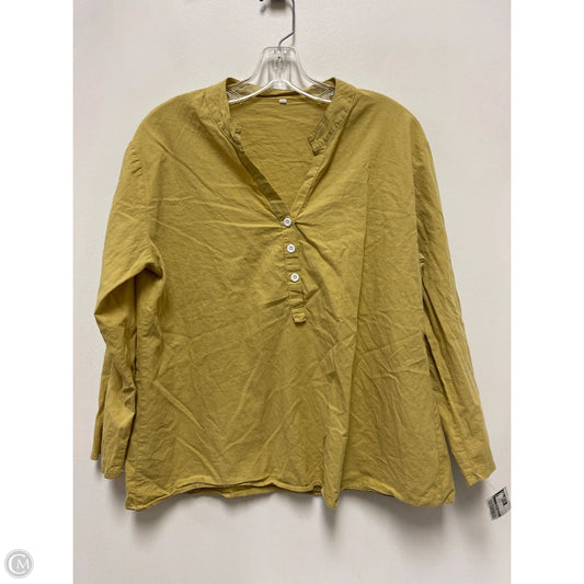 Top Long Sleeve By Clothes Mentor In Green, Size: L