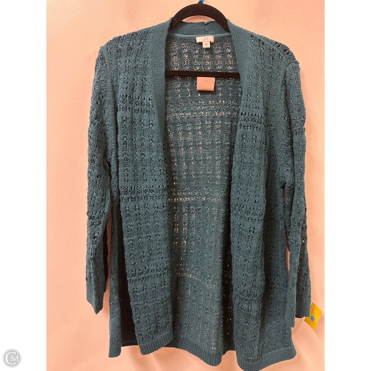 Sweater Cardigan By J. Jill In Teal, Size: M