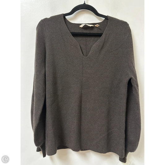 Sweater By Soft Surroundings In Brown, Size: L