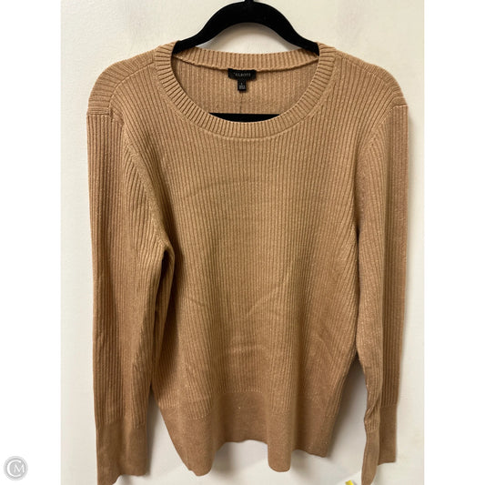 Sweater By Talbots In Gold, Size: L