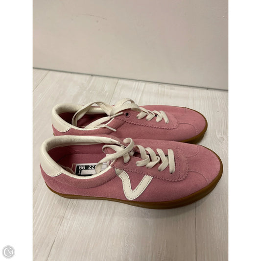 Shoes Sneakers By Vans In Pink, Size: 7
