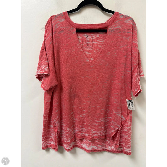 Top Short Sleeve By We The Free In Red, Size: M