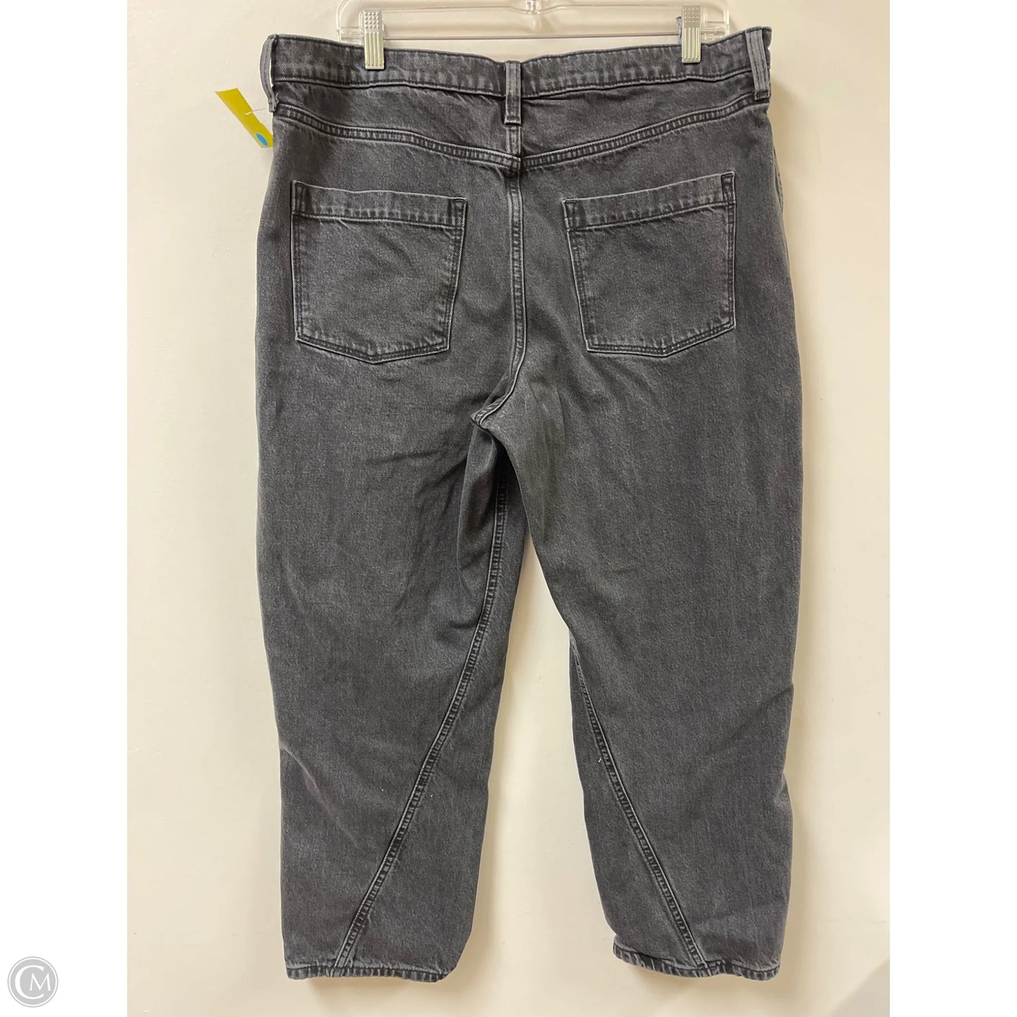 Jeans Boyfriend By Banana Republic In Black, Size: 16