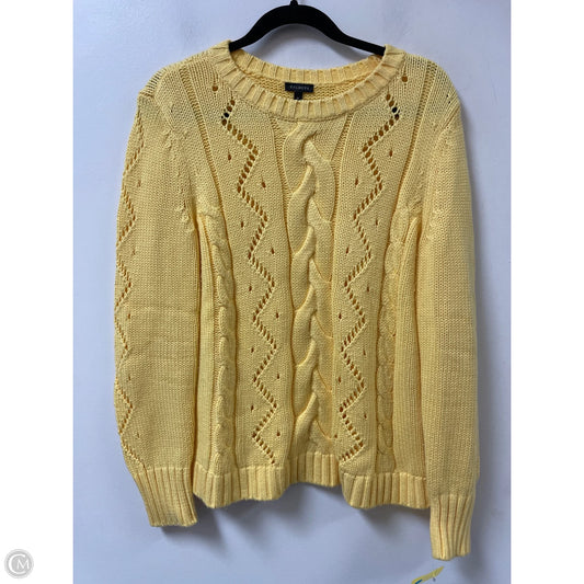 Sweater By Talbots In Yellow, Size: M