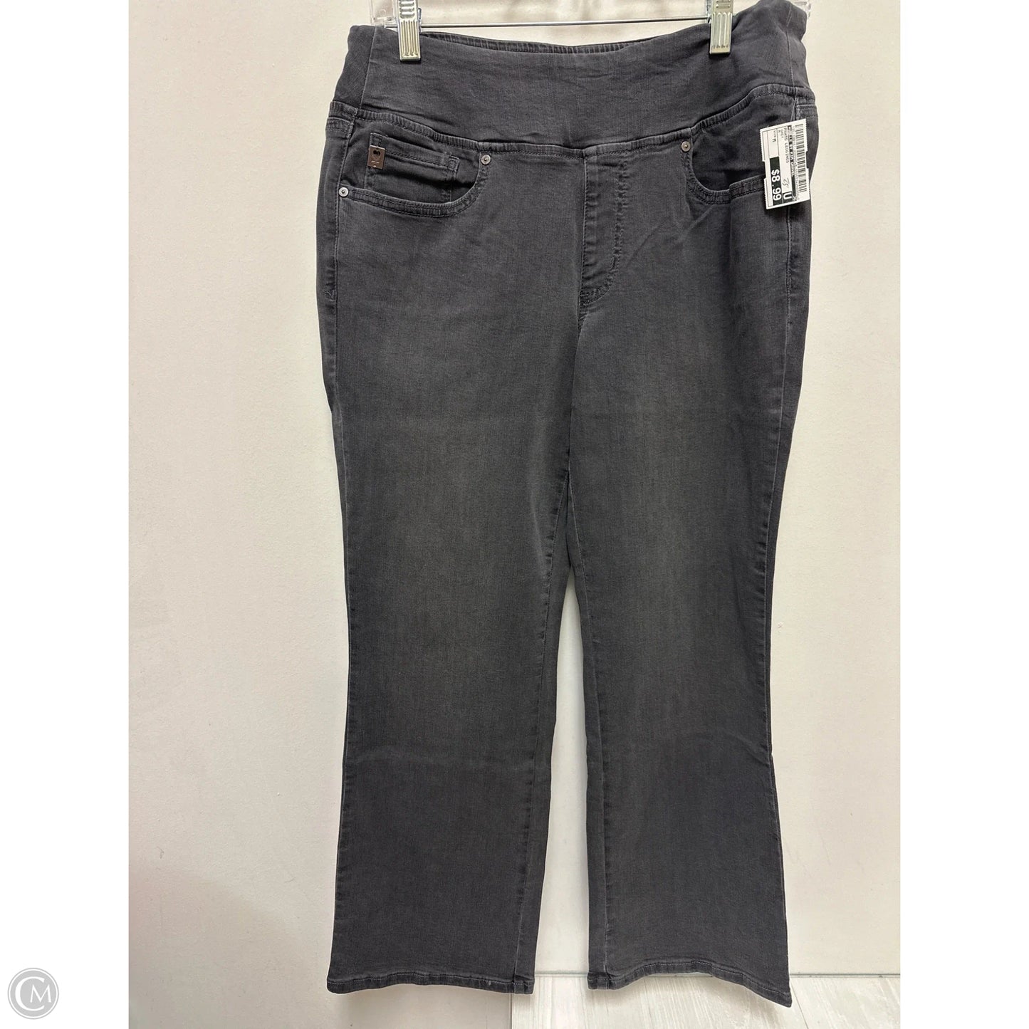 Pants Leggings By Belle By Kim Gravel In Grey, Size: M