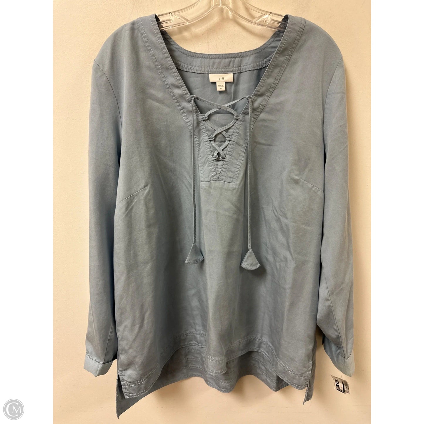 Top Long Sleeve By J. Jill In Blue, Size: Xl
