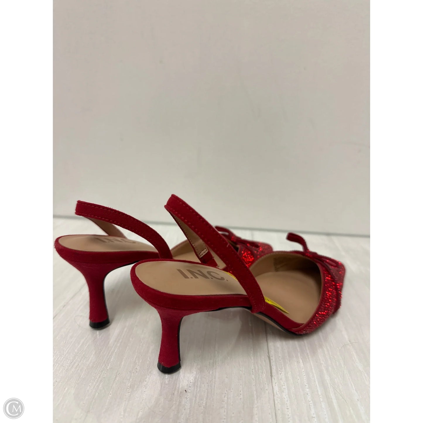 Shoes Heels Kitten By Inc In Red, Size: 5